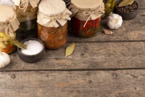 high-angle-jars-with-preserved-food-arrangement-min